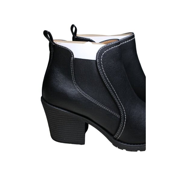 EUROSOFT Black Ankle Boots Womens Size 9 Dustine Side Zipper Closure - Picture 7 of 11